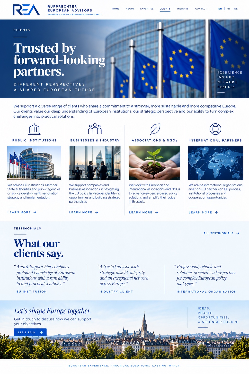 Rupprechter European Advisors — Clients preview