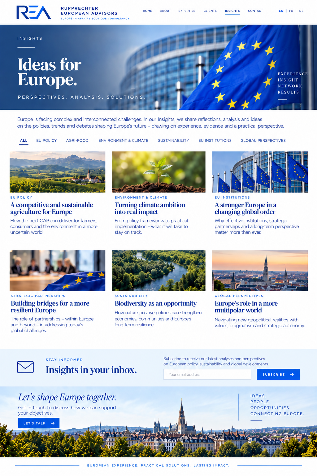 Rupprechter European Advisors – Insights preview