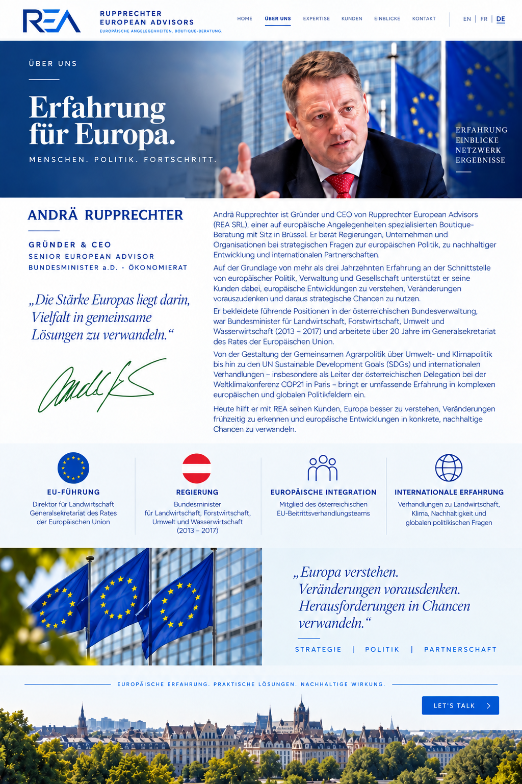 Rupprechter European Advisors – About preview